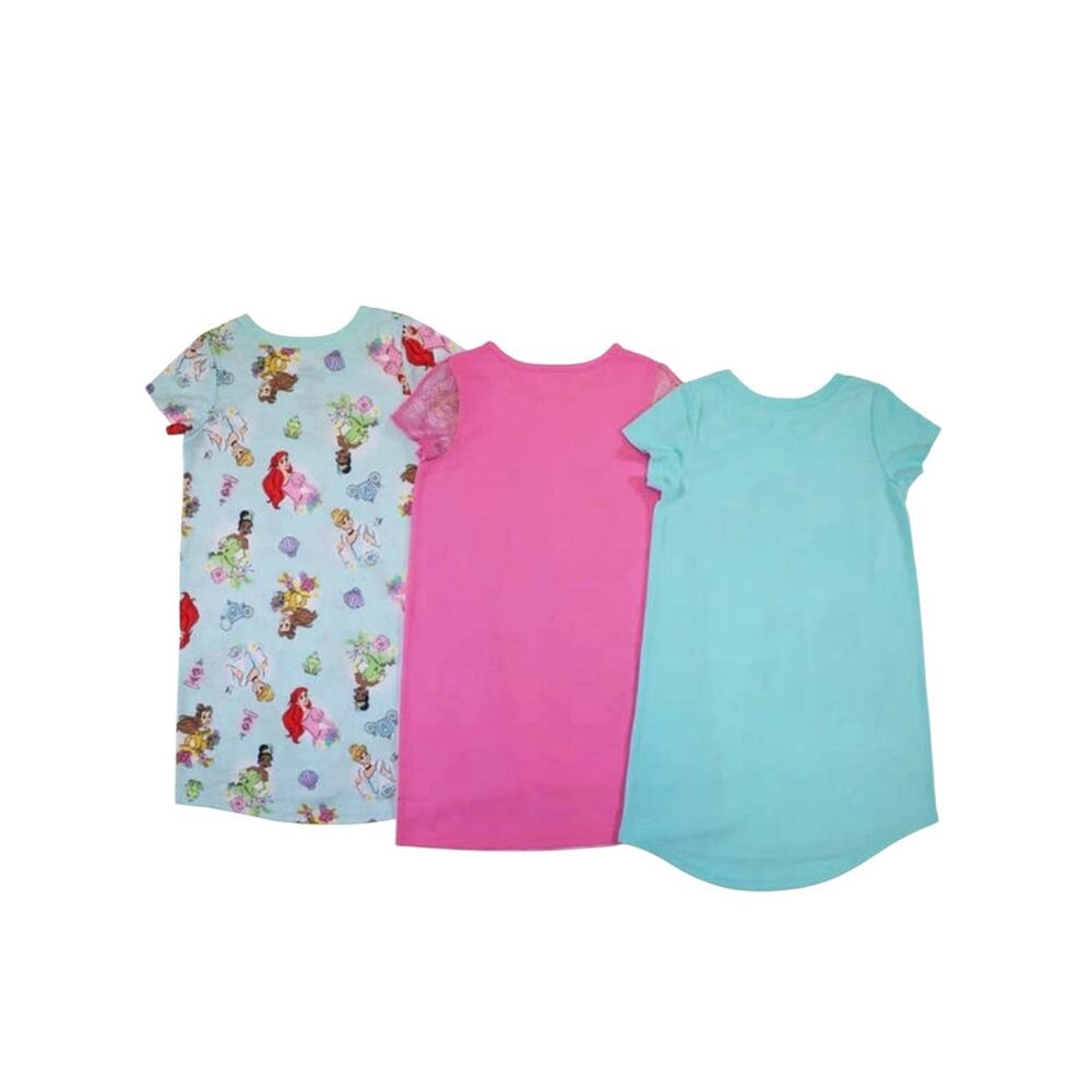 Disney Princess Girl’s 3-pack Nightgowns Sleepwear Size 3T NWT - Picture 2 of 6